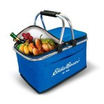 collapsible insulated picnic basket