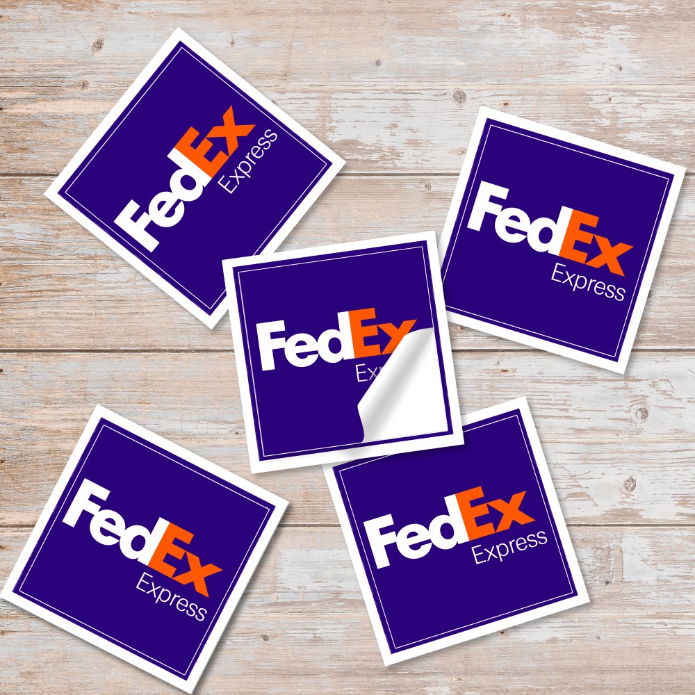 Logo Branded 2" x 2" Square Sticker