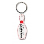 Personalized Bowling Pin Key Tag (Spot Color)