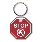 Stop Sign Key Tag (Spot Color) with Logo