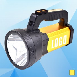 Rechargeable Flashlight w/ Handle with Logo