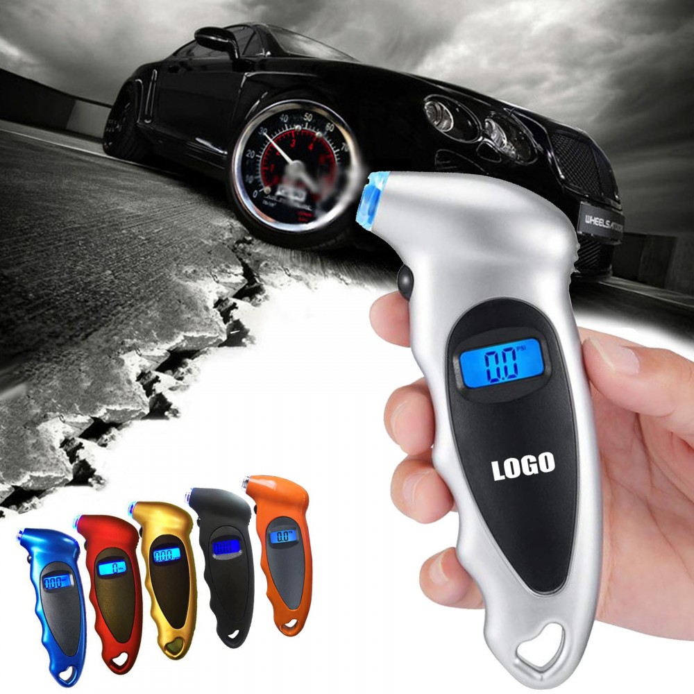 Digital Tire Pressure Gauge with Logo