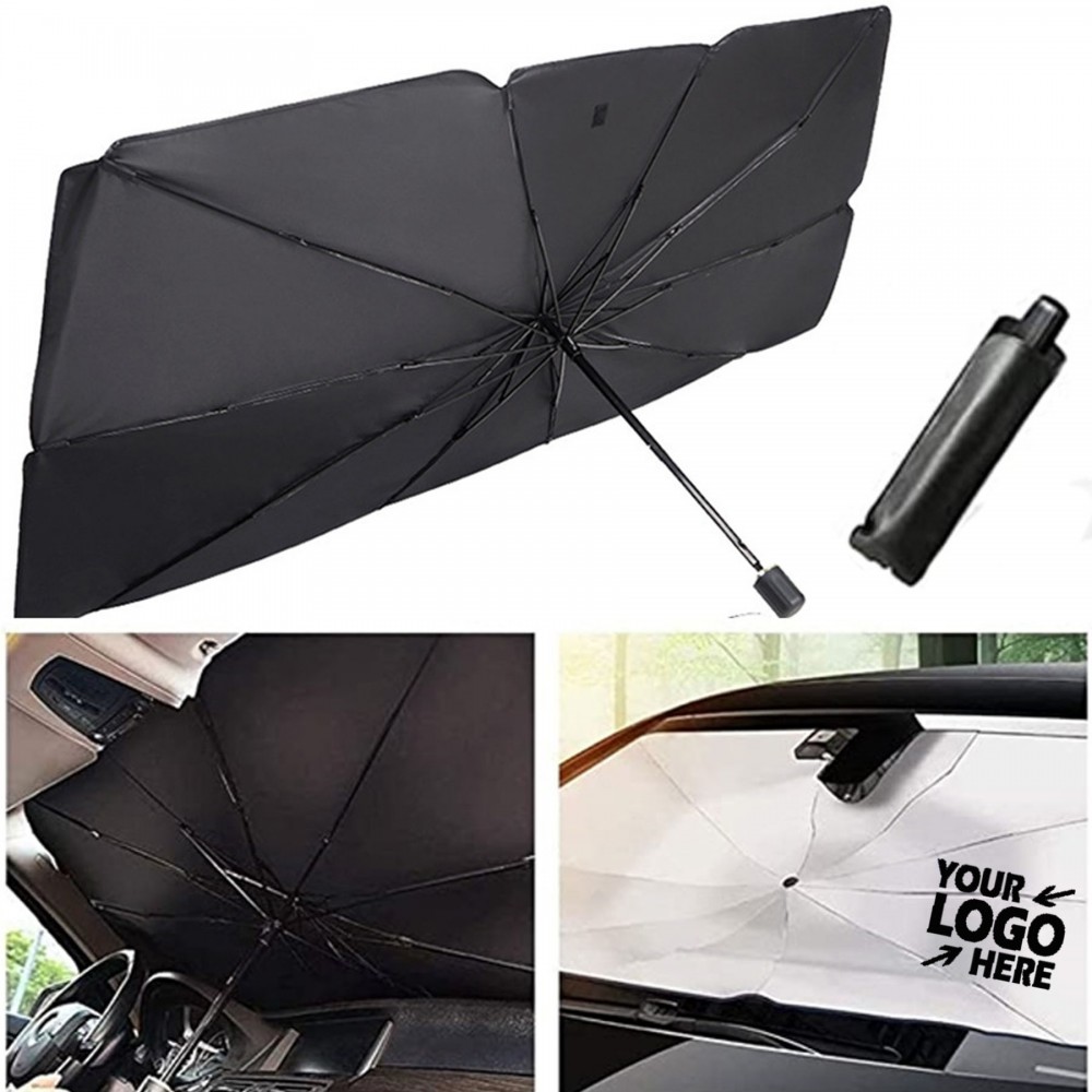 Logo Imprinted Vehicle Windshield Sun Umbrella