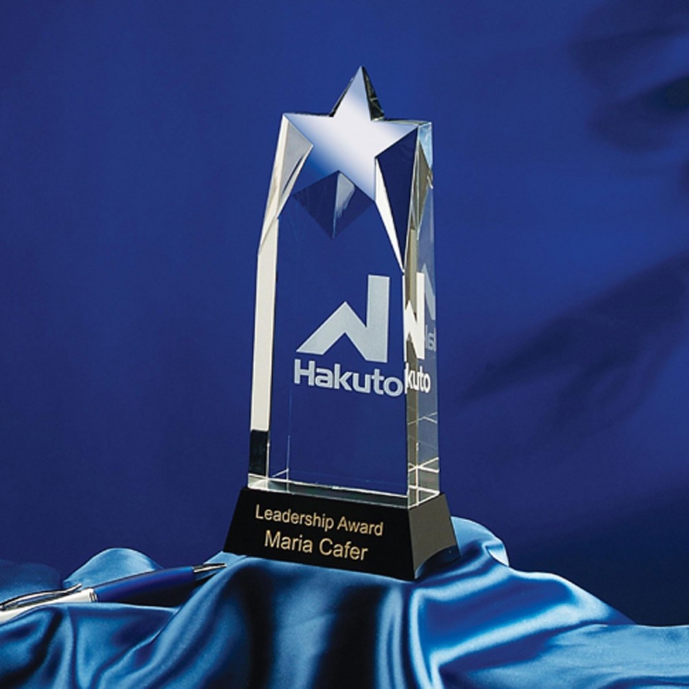 Promotional 9" Allure Crystal Star Award