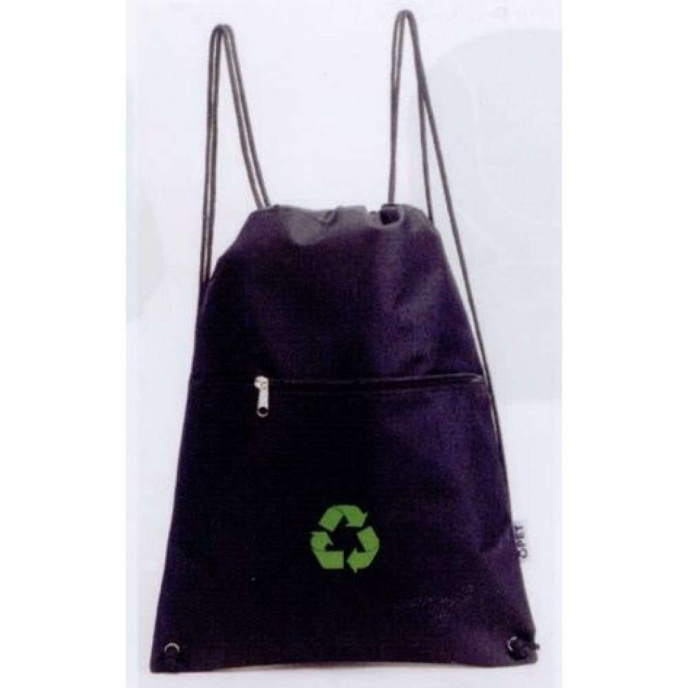 Recycled Drawstring Backpack with Logo