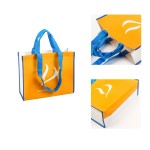 Recycled PET Grocery Bag with Long and Short Handles with Logo