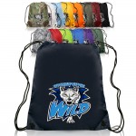 Classic Polyester Drawstring Bags with Logo