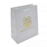 Hot Stamped Matte Finish Eurotote Bag (8"x4"x10") Custom Printed