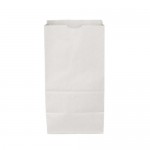 Custom Imprinted White Kraft 12# Paper SOS/ Grocery Bag (7.12"x4.5"x13.75")