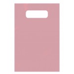 Custom Printed Extra Large Frosty Tinted Merchandise Bag (16"x19") (Rose Pink)