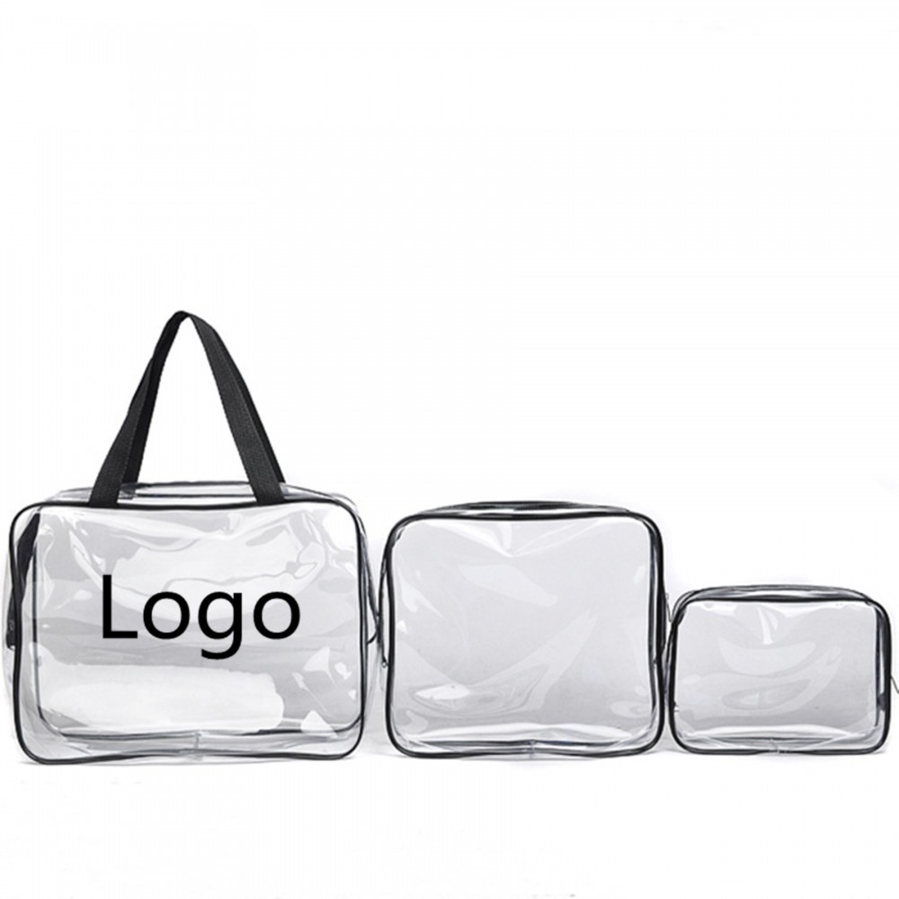 Clear Tote Bag Set Custom Printed