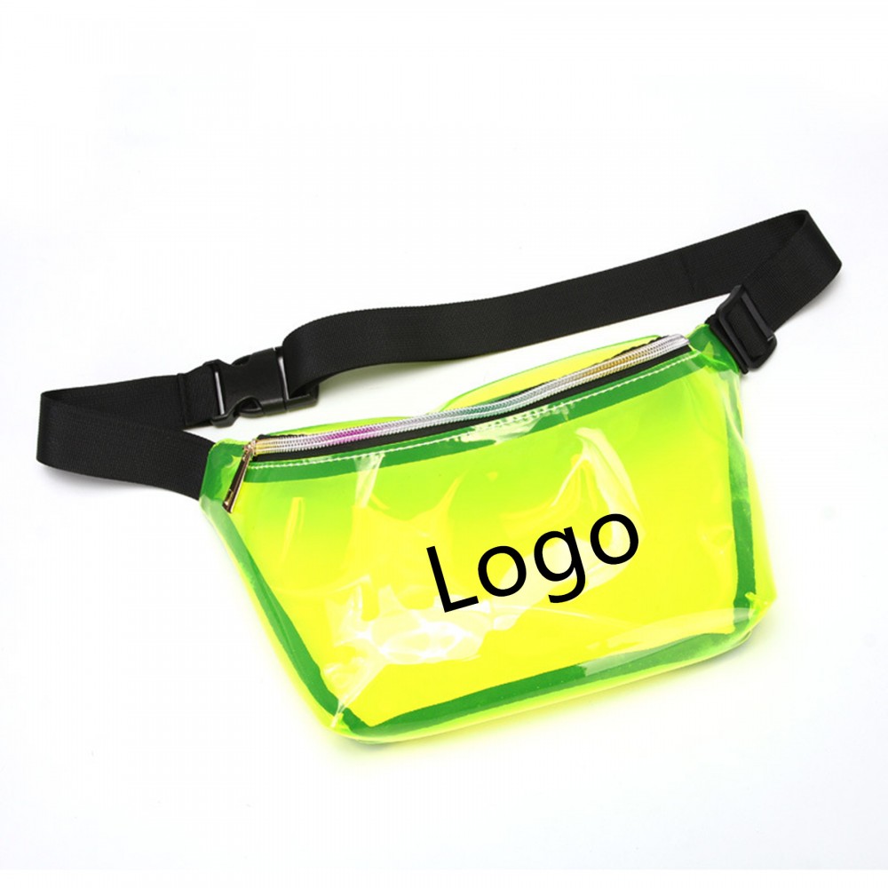 Custom Printed Clear PVC Waist Bag