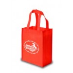 Custom Embroidered Non-Woven Polypropylene Small Tote Shopping Bag (8"x4"x10")