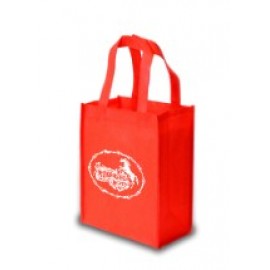 Custom Embroidered Non-Woven Polypropylene Small Tote Shopping Bag (8"x4"x10")