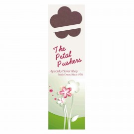 Logo Branded Flower Seed Shape Bookmark