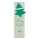 Personalized Seed Paper Holiday Shape Bookmark