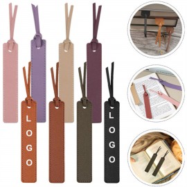 Leather Bookmark with Logo