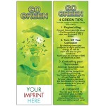 Custom Go Green Bookmark