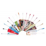 Customized Bookmarks, Full Color, 16 Point, 2" x 8" w/Chainette Tassel