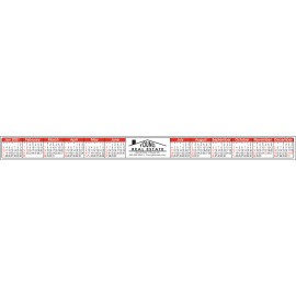 Stick-A-Strip Red & Black Keyboard Calendar with Logo