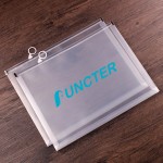 Custom Clear Zip Plastic Envelopes A4 Zipper Document Folder Letter File Folders Expanding Envelope