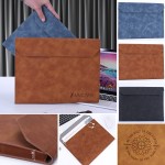 File Folder Organizer Leather File Document Holder Large Size Pockets-200 Sheets Of A4 Letter Paper with Logo