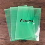 Large-Capacity Colored Transparent Document Folder, Plastic Envelope with snap Closure with Logo