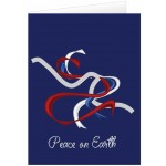 Peace on Earth Holiday Greeting Card with Logo