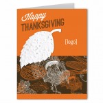 Thanksgiving Seed Paper Greeting Card - Design D with Logo