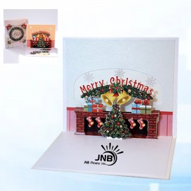 3D Christmas Greeting Card for Unique Messaging with Logo