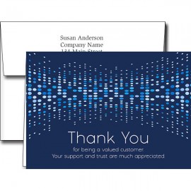 Customized Customer Appreciation Greeting Cards w/Imprinted Envelopes