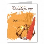 Personalized Thanksgiving Seed Paper Greeting Card - Design G