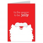 Custom Seed Paper Shape Holiday Greeting Card - Design AK