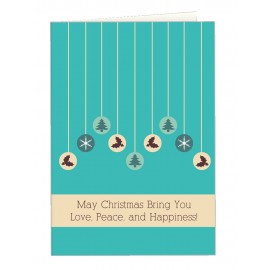 Custom Full Color Holiday Cards; Hanging Ornaments