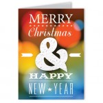 Custom Seed Paper Shape Holiday Greeting Card - Design AD