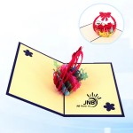 3D Thanksgiving Harvest Basket Cards for Gifting with Logo