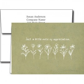 Customer Appreciation Greeting Cards w/Imprinted Envelopes with Logo