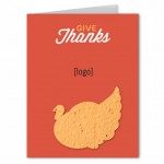 Thanksgiving Seed Paper Greeting Card - Design H with Logo