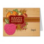 Promotional Thanksgiving Seed Paper Greeting Card - Design E