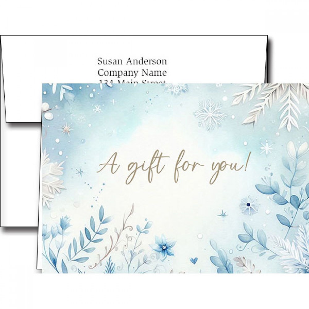 Logo Branded Customer Appreciation Greeting Cards w/Imprinted Envelopes