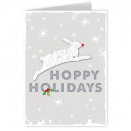 Logo Branded Seed Paper Shape Holiday Greeting Card - Design BL
