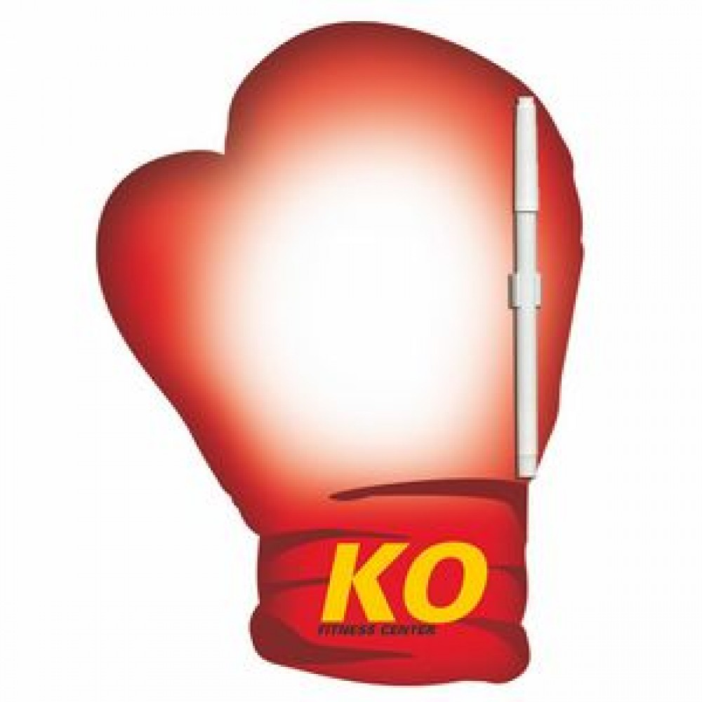 Boxing Glove Shaped Memo Board with Logo