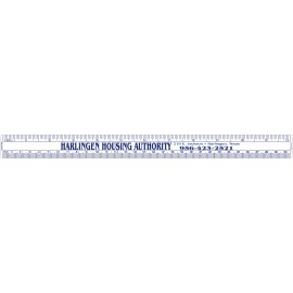 Promotional 2-Sided 12" Flexible Poly Ruler