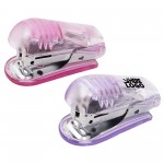 MOQ 100PCS Transparent Mini Stapler with Logo