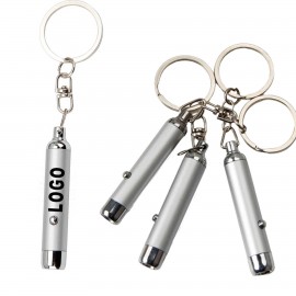 Logo Branded Mini UV Flashlight Keychain