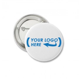 2.5" Inch Round Custom Button with Logo