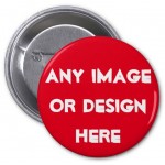 2 1/4" Round Button w/ Pin with Logo