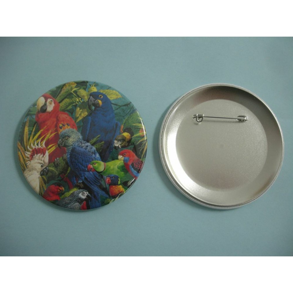 Customized 4 Inch Button w/ Safety Pin