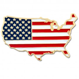 Personalized U.S.A. Pin