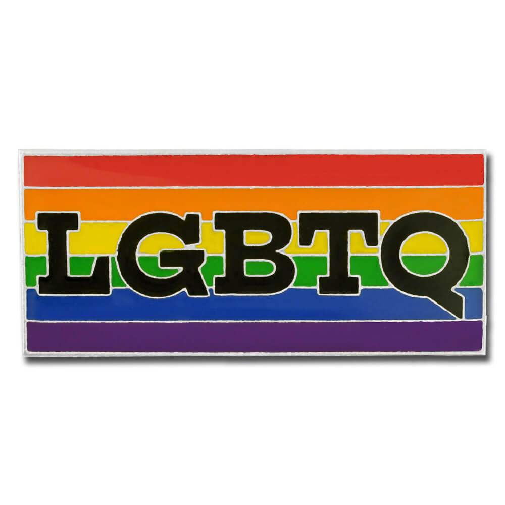 LGBTQ Lapel Pin with Logo